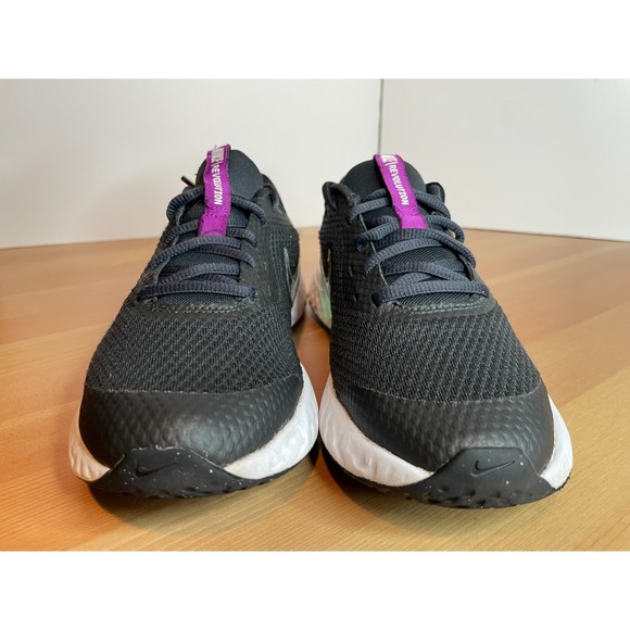 Nike Revolution Power Black Running Sneakers Shoe | Women's Size 6 US - Picture 7 of 11